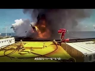elon musk posted a video with the fall of his rockets (speed 150)